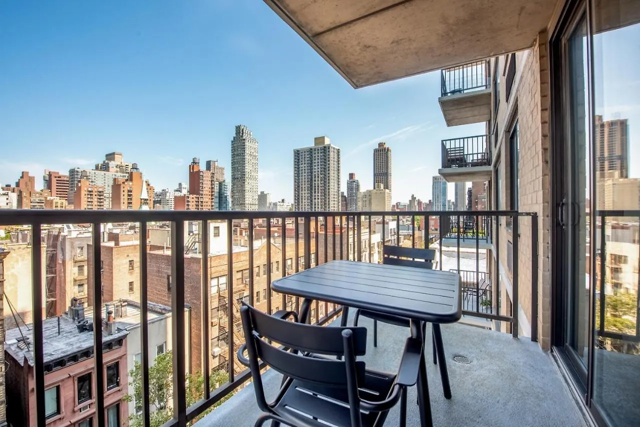 ניו יורק Ues Studio W Gym Doorman Balcony Stunning Roof Nyc-504 ניו יורק